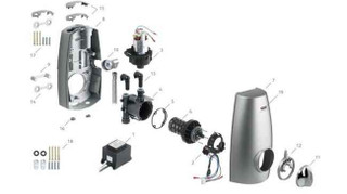 Aqualisa Aquastream Thermo Dual Speed Loom Assembly 241302 Post 2003 FTB257 5055639142695