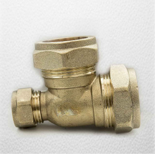 Ftd Brass Compression Reducing Tees 28Mm X 15Mm X 28Mm FTB1620 5055639129764