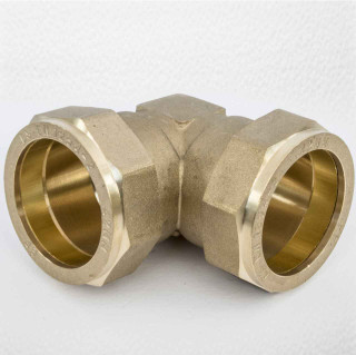 Ftd Brass Compression Equal Elbows 42Mm 90 Degree Compression FTB1610 5055639129665