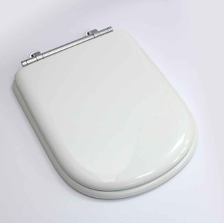 Sottini Reprise Toilet Seat And Cover In Candleglow With Chrome Hinges And Full FTB1147 5055639126336