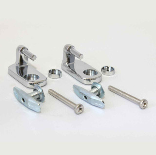Ideal Standard Ev197Aa Jigsaw Create Seat Hinges Chrome FTB921 5055639103559