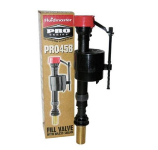 Fluidmaster Pro Series Pro45B Adjustable Bottom Fill Valve Brass Shank FTB650 039961455420