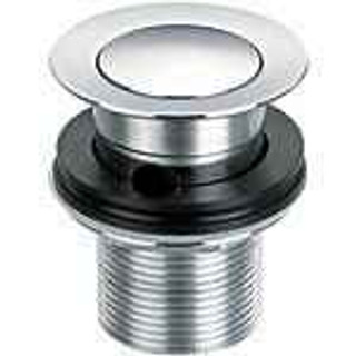 Quick Click Basin Waste Unslotted Chrome On Solid Brass Quality 1 1/4 Inch FTB640 5055639101852