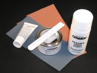 Cramer Ceramic / Enamel Repair Kit for Baths, Sinks and Counter Tops, Colour Alpine White FTB2535 4027316160804