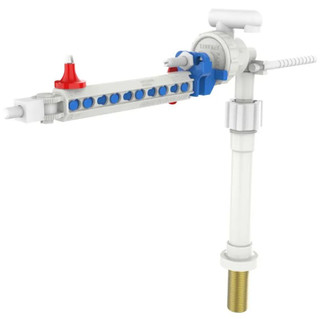 Dudley Beta Brass Telescopic Bottom Inlet Brass Tail Part 3 Ball Valve with Thomas Dudley Back Plate, Adjustable and Swivel Arm 327645 FTB2617 5013241068215