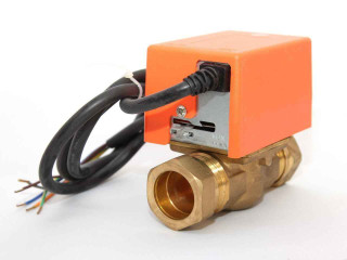 2 Port SOLAR 1 BSP Comp Irish Pipe Motorised Zone Valve Actuator SOLAR THERMAL SYSTEMS FTB2793 5055639195547
