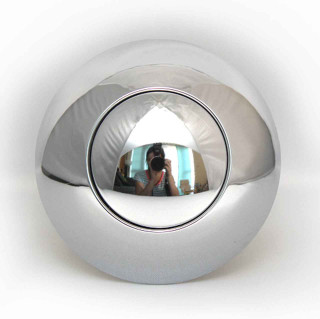 Dudley Royal Pushflo Pinto Single 91mm Flush Round Push Button Only 316562 FTB076 5055639139657