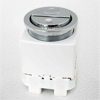 Geberit 241.413.21.1 Pneumatic Dual Flush Chrome Toilet Push Button For AP109 Cisterns FTB2476 4025416100959