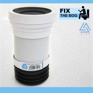 Viva Medium SLINKY-FIT Flexible WC Pan Connector 240mm - 500mm FTB4082 5060262739969