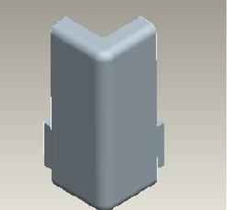 Ideal Standard Lv863Aa Synergy C/E Corner Cover Moulding FTB4580 5055639186484