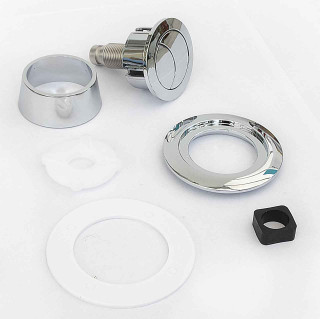 Viva Replacement Dual Flush Chrome Push Button for Skylo Flush Valves UNI/SB FTB4237 5060262730867