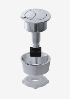 Viva Replacement Dual Flush Chrome Push Button for Skylo Flush Valves UNI/SB FTB4237 5060262730867
