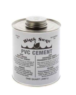 Black Swan PVC CEMENT 1/4 PINT Heavy Bodied FTB2532