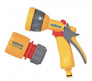 Hozelock 2676 Multispray Gun with 2185 Waterstop FTB6028 5010646048637