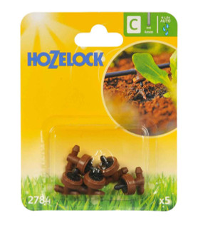 Hozelock 2784 4 l/h In-Line Pressure Compensating Dripper FTB6103 5010646040426