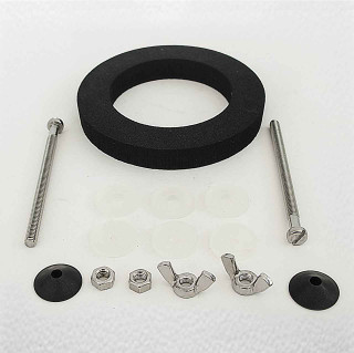 Geberit 261.630.00.1 Toilet Seat Fastening Set and Seal Doughnut D110 Twico FTB234 5055639140998