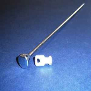 Ideal Standard A961662Aa Jetline Pop-Up Rod Complete With Knob And Clip - Chrome Chrome Finish FTB10263 5017830537854