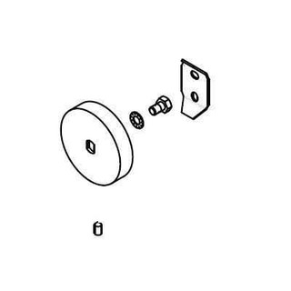 Ideal Standard A963259AA IOM Wall Mounting Fixation Complete Kit Chrome finish FTB10648 5017830386315