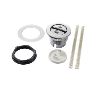 Ideal Standard S4409AA Push button assembly outlet valve - Chrome Chrome finish FTB10853 4015413996259