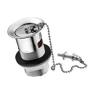 Armitage Shanks S8800Aa Slotted Basin Waste With Chrome Plug, Chain And Stay Anchor Chrome Finish FTB11426 5055639158559