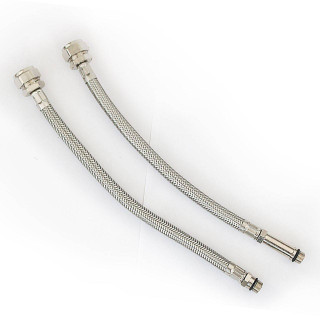 SSH8 Viva 15mm X M12 Monobloc Flexible Tap Connectors 300mm Pair FTB5237 5060262730232
