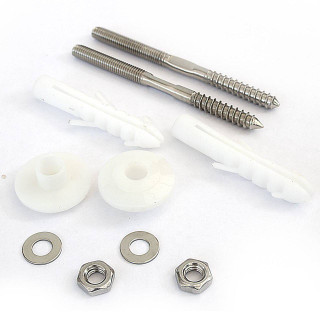 Viva PP0025 Basin Fixing Kit M8 For fitting basins to wall, bolts 112mm long FTB5268 5060262730638