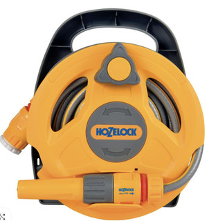 Hozelock 2427 Small Hose and Reel, Ideal for patios and Balconies FTB6170 5010646062466