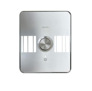 Aqualisa 910414 Lumi Electric Front Cover | White/Chrome Replacement FTB6523 5023942105997