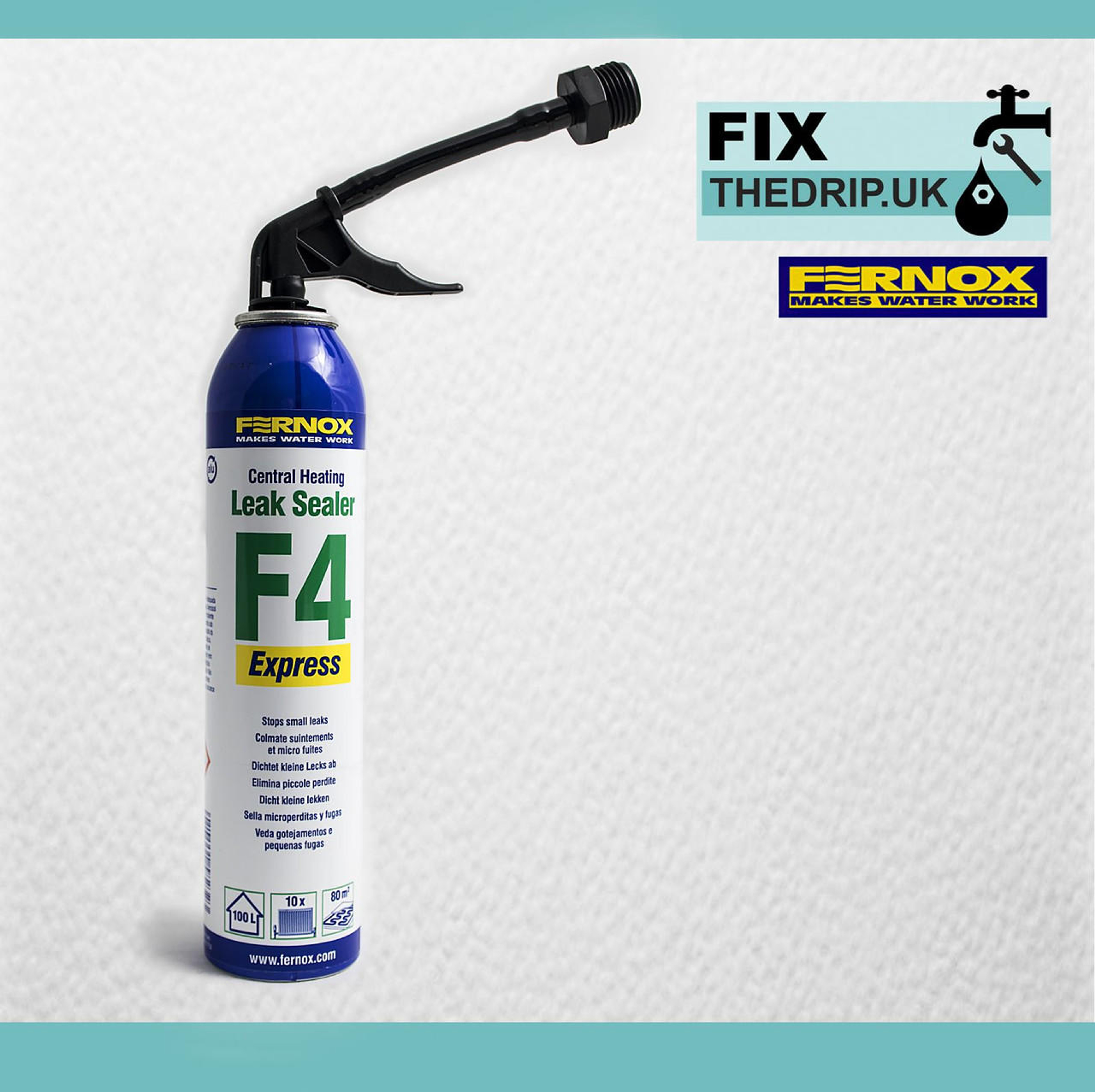 Fernox 62438 F4 Leak Sealer 400ml Spray Bottle