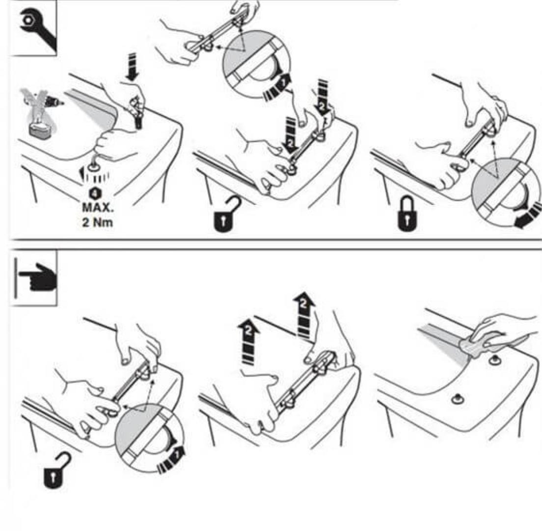Roca Giralda Senso Removable Toilet Seat Hinge Set Easy Release Chrome Hinges 802707001 AI0002100R