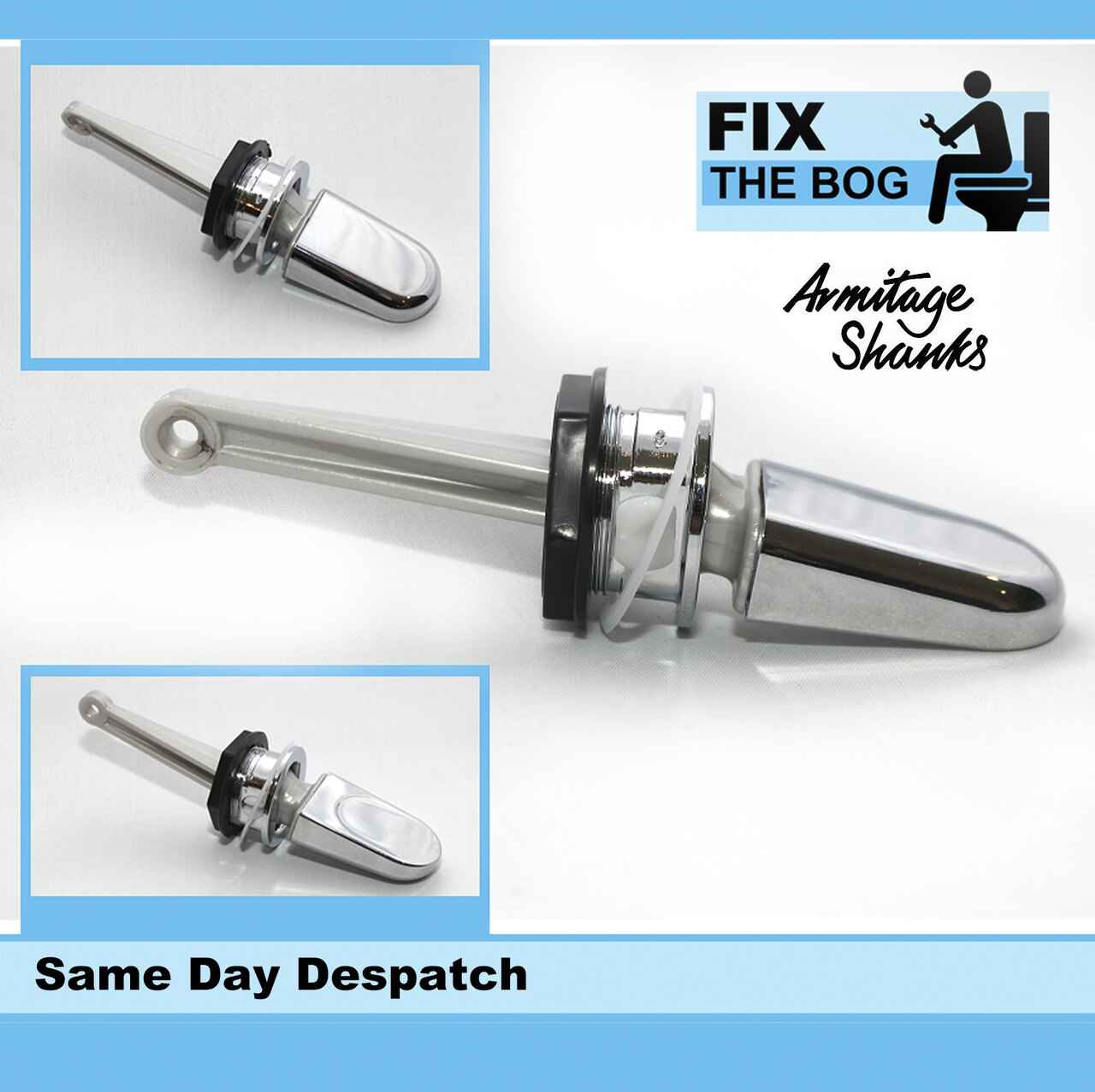 Spring Bathroooms Fordhams Replacement Cistern Lever Chrome Wc Fixthebog