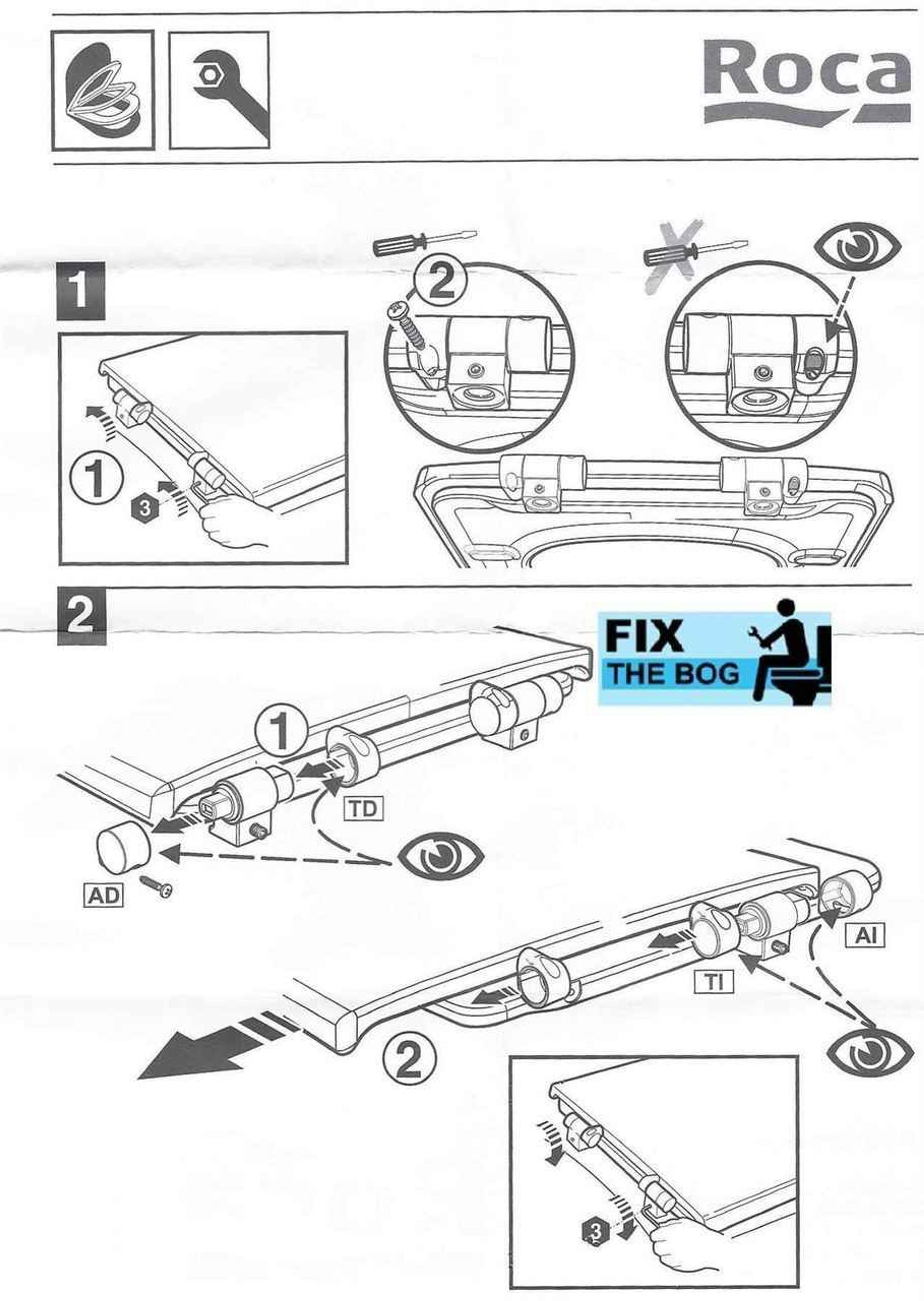 Fixthebog Diy - Fix Your Roca Giralda Broken Toilet Seat ...