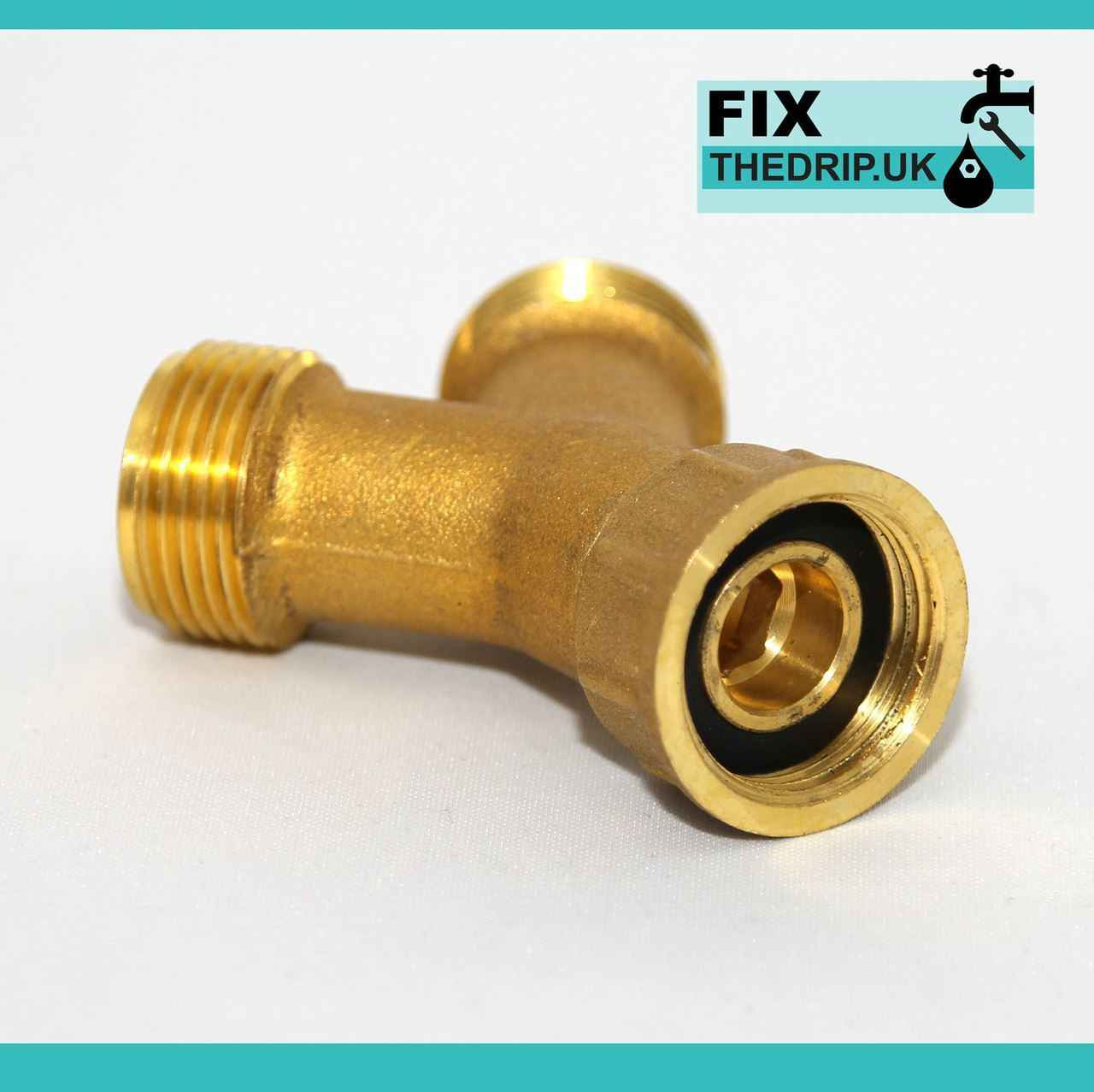 Solid Brass washing machine Y piece connector, Highly over