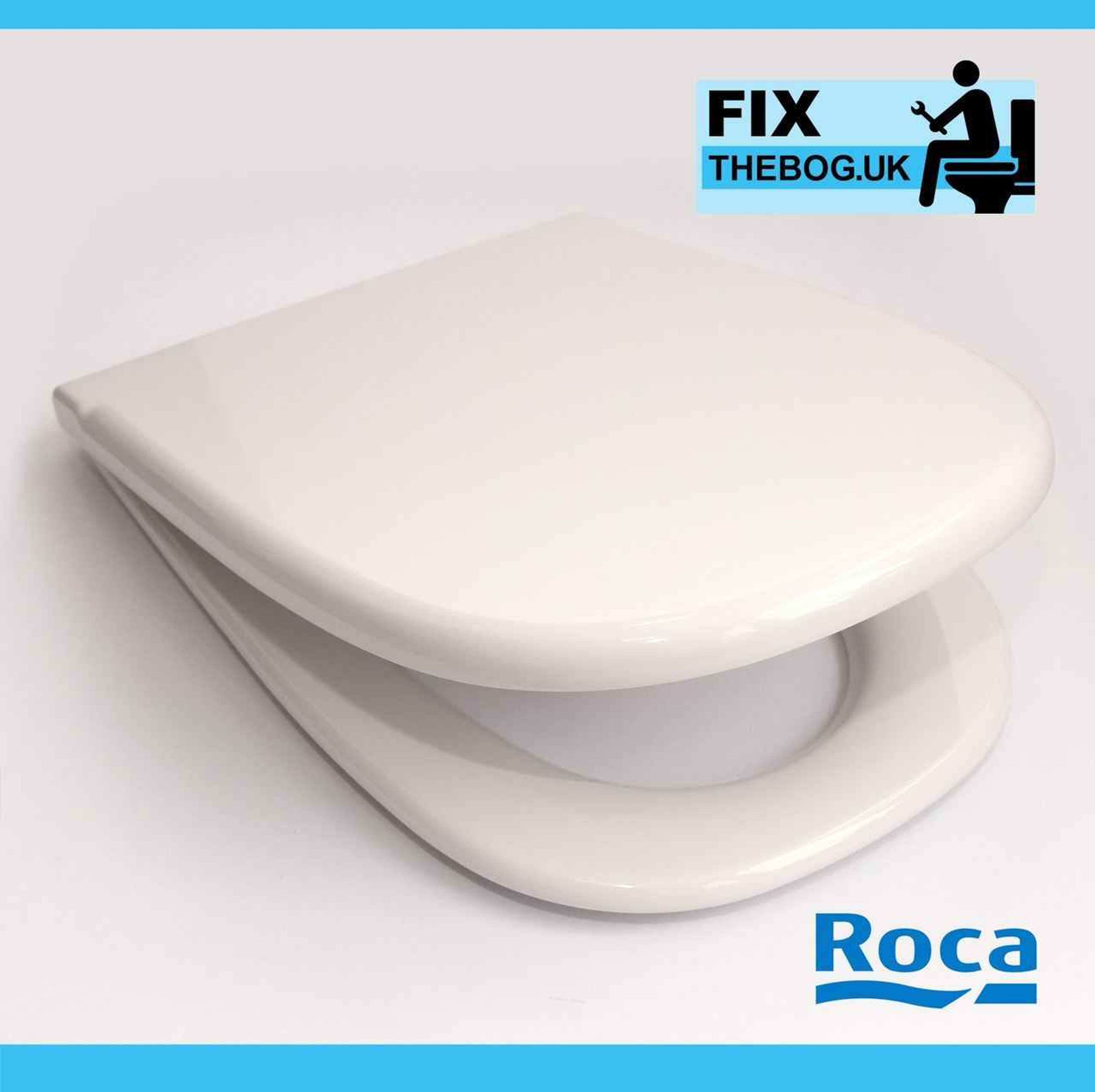 Roca Old Design Dama Replacement WC Toilet Seat with Standard Bar Hinge