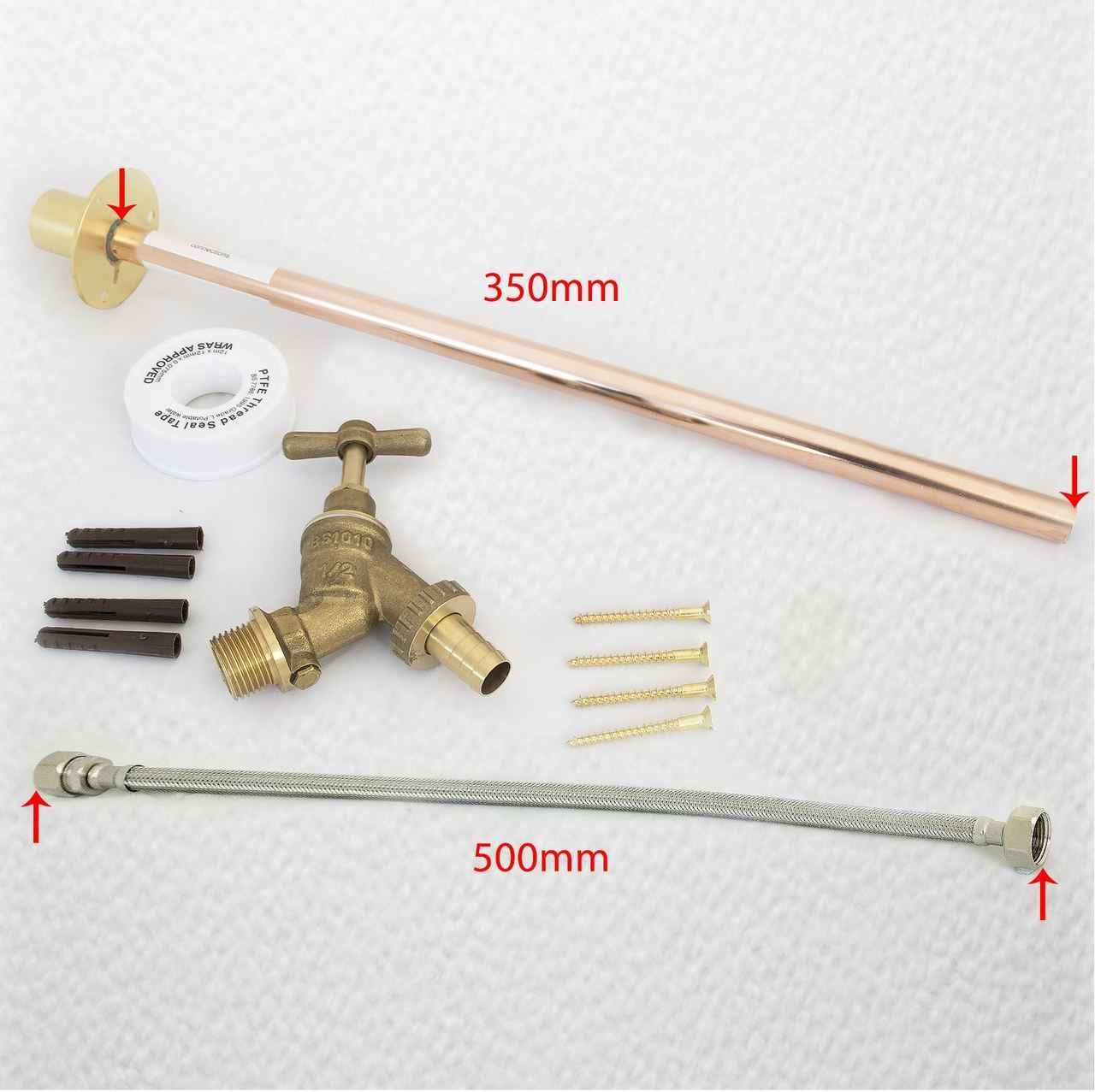 Easy Fit Outdoor Gardentap Kit Use Washing Machine Connection Fixthebog