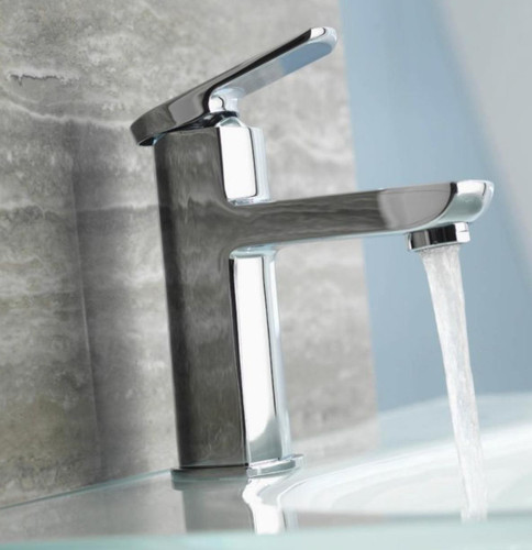 Aqualisa DTSPTCH Downtown Basin Mixer Tap Small Includes Click Clack Waste FTB12001 5023942272965