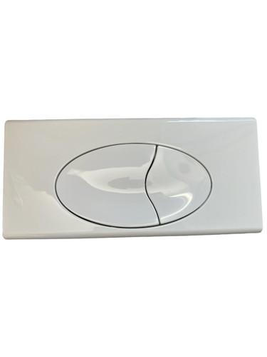 Oli Happy Flush Plate White FixTheBog FTB13119 5055639132795