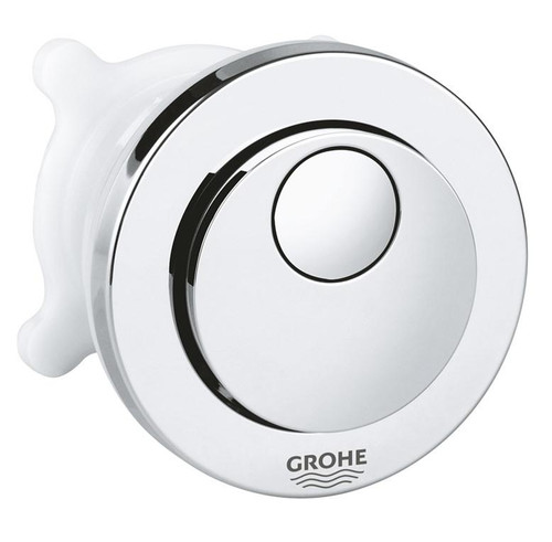 Grohe 39056 Round Dual Flush Push Button FTB13381 4005176936302