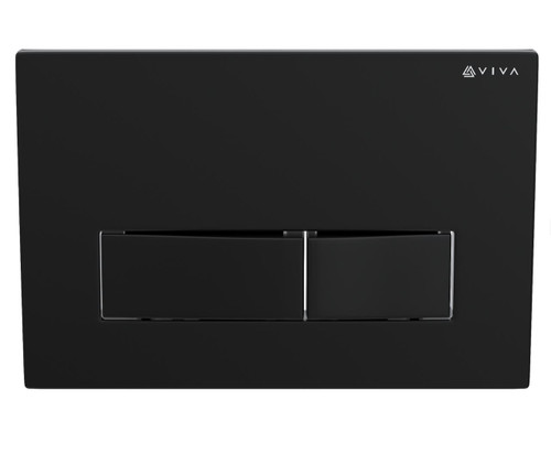 Viva Skylo Ultra22 Matt Black Dual Flush Plate FTB13200 5060262731680
