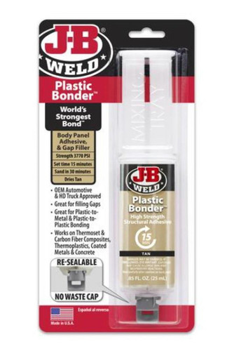 J-B Plastic Bonder Body Panel Adhesive, Filler And Sealer 50133UK Fiberglass Metal Ceramic Home Repairs Auto Repairs PVC FTB2469 043425700148