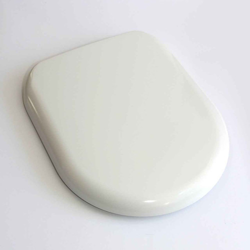 FixtheBog White Soft Close Luxury DuraPlas WC Toilet Seat Oval Shape Top or Bottom Fix Chrome Hinges FTB2827 5055639196155