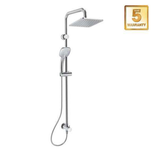 Ideal Standard A5834AA Idealrain Cube M3 handspray and Fixed Riser 100mm square handspray and 200mm Square Overhead Rainshower for built in Mixers FTB4833 5055639183209