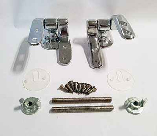 Ideal Standard Ev147Aa Plaza Seat And Cover Hinge Set Style Chrome Finish FTB11424 5055639158535