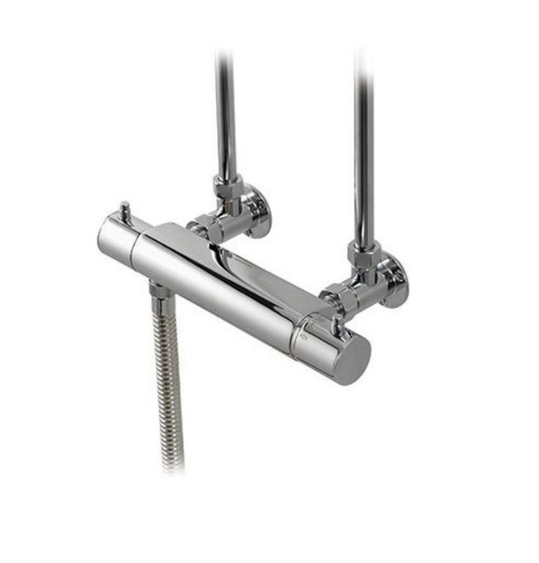 Aqualisa 479106 Chrome Exposed Pipe FittingsPair FTB12314 5023942069213 Aqualisa 479106 Chrome Exposed Pipe FittingsPair FTB12314 5023942069213