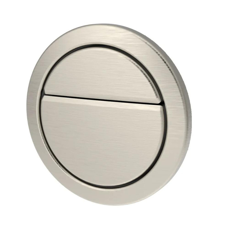 372871 Dudley Geo Dual flush Brushed Nickel 73.5mm Push Button FTB12757 Enter EAN number / Barcode