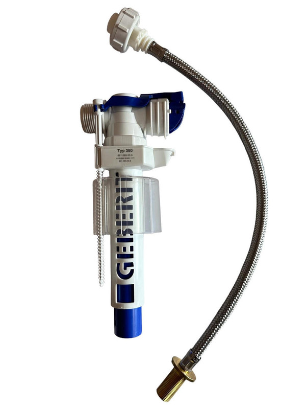 Geberit float valve type 380 with flexible hose bottom feed 240.718.00.1 FTB13136 4025416363330
