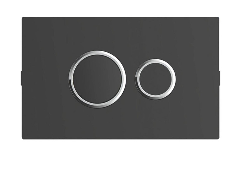 Fluidmaster Pneumatic Flush Plate Matt Black 264X164mm 1000Z-032-P1 FTB13178 5011629030236