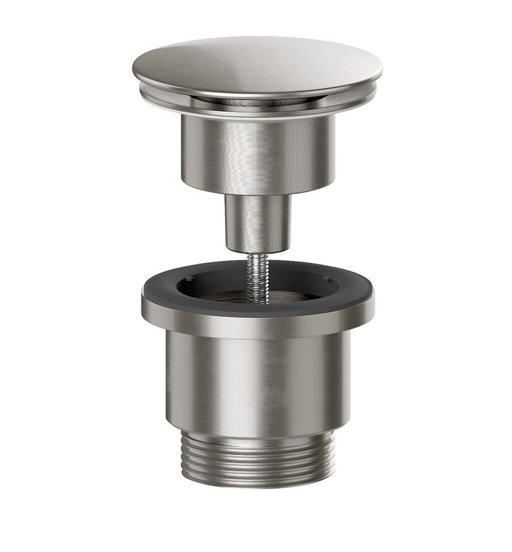 Viva Brushed Nickel Universal Clicker Basin Waste BWUNI/BN FTB13153 5060262731840