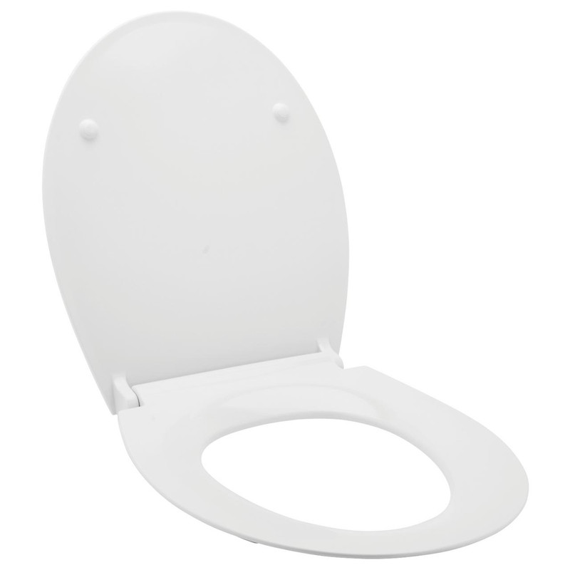 Wirquin Everest white seat & cover with top fix, stainless steel, slow close, quick release hinge 20120729 FTB13629 5017134149234