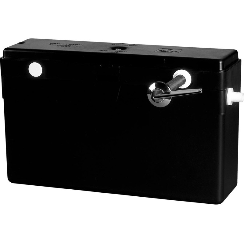 Wirquin CFH14CP Concealed Single Flush Cistern – Side Entry, Top Access, Chrome Lever, Dual Overflow – 210mm FTB13647 5017134101348